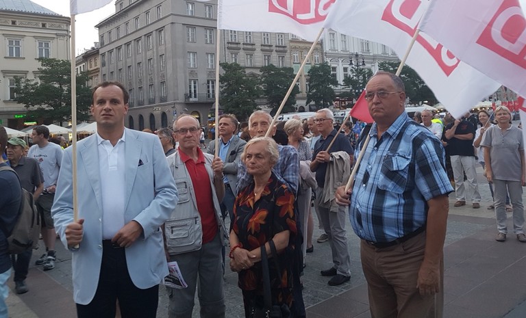 Marsz przeciwko faszyzmowi - Kraków 1 września 2017 roku